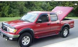 2002 Toyota Tacoma 4x4 TRD SR5 Double Cab DON'T MISS OUT ON THIS OPPORTUNITY TO OWN A GREAT VEHICLE FOR LOT LESS.keyless entry,alloy wheels.Loaded with options such as cruise control, A/C with climate control,dual front airbags, AM/FM radio W/ CD