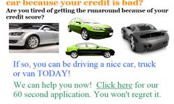 We will strive our best to get you approved despite of your credit score. If you have been disaproved before please give us a chance. You will be pleasantly amazed. We have many very new cars and trucks for you to select from. The best thing is it only