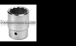 "
Armstrong 14-194 ARM14-194 1"" Drive 12 Point Standard Socket - 2-15/16""
Features and Benefits:
Radius corner design engages the flats of the fastener, not the corners, providing 15-20% more torque
Prevents rounding of fasteners and enhances the
