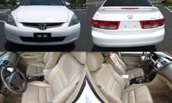 2003 Honda Accord Sdn EX-L w/ Navigation
To Reply: âClick Hereâ
Make: Honda
Model: Acord
Sub Model: EX-L w/ Navigation
Mileage: 91,956
VIN: 1HGCM66813A096075
Fuel: Gasoline
Engine: 3.0L V6 Cylinde
Exterior Color: White
Transmission: Automatic
Drivetrain: