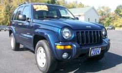 Rome PreOwned Auto Sales
2004 Jeep Liberty Limited Edition Pre-Owned
Price
$8,900
Engine
V-6 cyl
VIN
1j4gl58k64w112758
Make
Jeep
Condition
Used
Exterior Color
Blue
Trim
Limited Edition
Body type
Subn
Year
2004
Transmission
4-Speed Automatic
Stock No