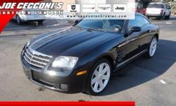 Joe Cecconi's Chrysler Complex
Joe Cecconi's Chrysler Complex
Asking Price: $15,000
Guaranteed Credit Approval!
Contact at 888-257-4834 for more information!
Click on any image to get more details
2007 Chrysler Crossfire ( Click here to inquire about this