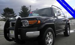 Â .
Â 
2007 Toyota FJ Cruiser
$16576
Call (518) 631-3188 ext. 32
Bill McBride Chevrolet Subaru
(518) 631-3188 ext. 32
5101 US Avenue,
Plattsburgh, NY 12901
4D Sport Utility, 4WD, 100% SAFETY INSPECTED, CLEAN AUTOCHECK, NEW AIR FILTER, NEW ENGINE OIL FILTER,