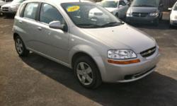 Price: $5990
Make: Chevrolet
Model: Aveo
Color: Silver
Year: 2008
Mileage: 59818
This Aveo's role in motoring life is sensible, day-to-day transportation including a ride that is aimed at comfort.
What is attractive about the front-wheel-drive Aveo is the