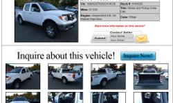 Nissan Frontier Nismo 4x4 Pickup Crew Cab Automatic 5-Speed White 67034 Unspecified 4.0L V6 Natural Aspiration2008 Pickup Truck Beach Auto Group (914) 788-1332