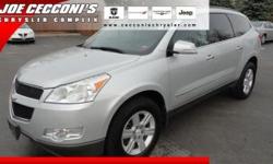 Joe Cecconi's Chrysler Complex
Joe Cecconi's Chrysler Complex
Asking Price: $24,430
Guaranteed Credit Approval!
Contact at 888-257-4834 for more information!
Click on any image to get more details
2009 Chevrolet Traverse ( Click here to inquire about this