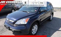 Joe Cecconi's Chrysler Complex
Guaranteed Credit Approval!
2009 Honda CR-V ( Click here to inquire about this vehicle )
Asking Price $ 20,946.00
If you have any questions about this vehicle, please call
888-257-4834
OR
Click here to inquire about this