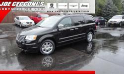 Joe Cecconi's Chrysler Complex
2380 Military Rd, Niagara Falls, New York 14304 -- 888-257-4834
2010 Chrysler Town & Country Limited Pre-Owned
888-257-4834
Price: $29,887
Guaranteed Credit Approval!
Click Here to View All Photos (30)
Guaranteed Credit
