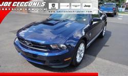 Joe Cecconi's Chrysler Complex
2380 Military Rd, Niagara Falls, New York 14304 -- 888-257-4834
2011 Ford Mustang PREMIUM Pre-Owned
888-257-4834
Price: $23,242
Guaranteed Credit Approval!
Click Here to View All Photos (32)
Guaranteed Credit Approval!