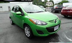 .
2011 Mazda MAZDA2 Sport Hatchback 4D
$9800
Call (518) 291-5578 ext. 70
Whiteman Chevrolet
(518) 291-5578 ext. 70
79-89 Dix Avenue,
Glens Falls, NY 12801
One Owner, Clean Carfax! It's Zoom, Zoom.....Concentrated. This fun Mazda2 was all new for the 2011