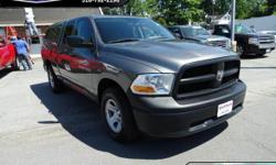 .
2012 Ram 1500 Quad Cab ST Pickup 4D 6 1/3 ft
$23000
Call (518) 291-5578 ext. 75
Whiteman Chevrolet
(518) 291-5578 ext. 75
79-89 Dix Avenue,
Glens Falls, NY 12801
One Owner, Clean Carfax! Meet our full size workhorse shown here in a Mineral Gray Metallic