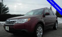 Â .
Â 
2012 Subaru Forester
$23458
Call (518) 631-3188 ext. 107
Bill McBride Chevrolet Subaru
(518) 631-3188 ext. 107
5101 US Avenue,
Plattsburgh, NY 12901
Forester 2.5X Premium, 4D Sport Utility, 4-Speed Automatic, AWD, 100% SAFETY INSPECTED, HEATED SEATS,