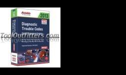 "
Autodata 13-350 ADT13-350 2013 Import Diagnostic Trouble Codes Manual
Features and Benefits:
Includes import vehicles 1999-2013
Information is based on OEM information
Includes trouble codes (accessing and erasing)
Includes system faults (locations and