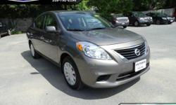 .
2013 Nissan Versa SV Sedan 4D
$13500
Call (518) 291-5578 ext. 51
Whiteman Chevrolet
(518) 291-5578 ext. 51
79-89 Dix Avenue,
Glens Falls, NY 12801
One Owner, Clean Carfax! Want to go green but hate the thought of breaking the bank on a new hybrid? Look