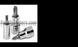 "
S K Hand Tools 45484 SKT45484 3/8in. Drive Phillips Screwdriver Bit Socket #4
45484
Bit Holder Socket and Bits, 3/8"" Drive
Features and Benefits:
Made in the U.S.A., featuring quality workmanship and value.
Bits are available for all common fastener