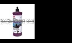 "
3M 6064 MMM6064 3Mâ¢ Perfect-Itâ¢ Machine Polish, 1 Quart
Features and Benefits:
Quickly and effectively removes compound swirl marks and produces an outstanding finish
Good handling, easy clean up
"Price: $44.9
Source: