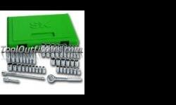 "
S K Hand Tools 91844-12 SKT91844-12 41 Piece 1/4"" Drive 12 Point Standard and Deep SAE/Metric Socket Set
Features and Benefits:
SuperKromeÂ® finish provides long life and maximum corrosion resistance
SureGripâ¢ hex design drives the side of the fastener,
