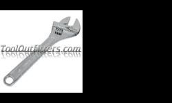 "
K Tool International KTI-48008 KTI48008 8"" Adjustable Wrench
Features and Benefits:
Manufactured with drop-forged, heat-treated alloy steel for maximum strength and light weight
Chrome plated
Jaw capacity: 1"
Â 
"Model: KTI48008
Price: $9.08
Source: