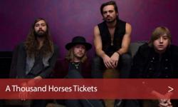 A Thousand Horses Tickets Lakeview Amphitheater
Friday, July 15, 2016 07:00 pm @ Lakeview Amphitheater
A Thousand Horses tickets Syracuse that begin from $80 are among the commodities that are highly demanded in Syracuse. Dont miss the Syracuse