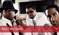 Boyz II Men Albany Tickets
Thursday, August 01, 2013 07:00 pm @ Times Union Center
Boyz II Men tickets Albany beginning from $80 are one of the commodities that are in high demand in Albany. Don?t miss the Albany performance of Boyz II Men. It won?t be
