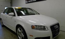 Napoli Nissan
For the best deal on this vehicle,
call Marci Lynn in the Internet Dept on 203-551-9622
Click Here to View All Photos (20)
2008 Audi A4 Quattro 2.0T Pre-Owned
Price: Call for Price
Interior Color: Beige
VIN: WAUDF78E38A097464
Exterior Color: