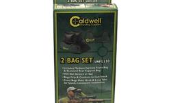 2 Bag Set, Unfilled- Includes medium varmint front bag, and standard rear support bag- Will not stretch or sag- Bags grip and conform to gun stock- Front bags have hook and loop tabs for quick, convenient installation
Manufacturer: Caldwell
Model: