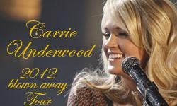 Carrie Underwood Tickets - Blown Away Tour!
Find Carrie Underwood tickets for all Blown Away Tour Concerts now online. This tour is very popular so be sure and lock in your Carrie Underwood tickets early to get the best possible seating. Find a complete