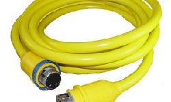 15 Amp to 30 Amp 35' Cord Set - Yellow - 125vMarine Shore Power ProductsDependable, secure connections between your onboard electrical system and the shore outlet are critical. Charles utilizes more than 35 years of in-house molding and metal stamping