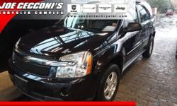 Joe Cecconi's Chrysler Complex
2380 Military Rd, Niagara Falls, New York 14304 -- 888-257-4834
2007 Chevrolet Equinox LS Pre-Owned
888-257-4834
Price: Call for Price
Guaranteed Credit Approval!
Click Here to View All Photos (35)
CarFax on every vehicle!