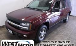 West Herr Used Car Outhlet
5535 Transit Rd, Buffalo, New York 14221 -- 716-689-8900
2006 Chevrolet TrailBlazer EXT LS Pre-Owned
716-689-8900
Price: $13,656
Click Here to View All Photos (25)
Â 
Contact Information:
Â 
Vehicle Information:
Â 
West Herr Used