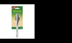"
Coghlans 721BP Chow Kit (Knife, Fork & Spoon Set)
Three piece stainless steel knife, fork and spoon set clip together for easy carrying and storage. Comes with a reusable pouch."Price: $1.67
Source: