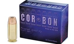 CorBon Self Defense 45 ACP +P, 185Gr Jacketed Hollow Point, 20 Rounds. CORBON's Traditional Jacketed Hollow Point ammunition made its reputation with high velocity loads. High velocity, combined with their exclusively designed jacketed hollow point