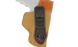 Desantis Sof-Tuck Inside Pant Holster, S&W J-Frame & Ruger LCR 2", RH - Tan. The SOF-TUCK is a new Inside Waist Band/Tuck-able holster with adjustable cant. It can be worn strong side, cross draw or on the small of the back. It is built from soft, no-slip