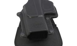 Fobus Holster- Type: Roto Paddle- Color: Black- Left HandFeatures:- Available in 1 3/4" belt- Unique Roto-Holster? system rotates 360Â° employing a forward or rearward cant.- Easily adjusts for cross draw, bodyguard, driver, small of the back or strong
