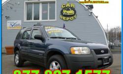 Napoli Suzuki
For the best deal on this vehicle,
call Marci Lynn in the Internet Dept on 203-551-9644
Click Here to View All Photos (20)
2001 Ford Escape XLS Pre-Owned
Price: Call for Price
Model: Escape XLS
Condition: Used
Make: Ford
Stock No: 109Z