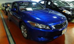Napoli Suzuki
For the best deal on this vehicle,
call Marci Lynn in the Internet Dept on 203-551-9644
2009 Honda Accord Cpe Accord EX-L
Body: Â Coupe
Vin: Â 1HGCS12869A003915
Color: Â Blue
Mileage: Â 45673
Engine: Â 4 Cyl.
Transmission: Â Automatic
Call us on