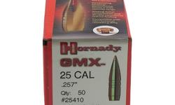 Hornady Bullets- Caliber: 25 (.257")- Grain: 90- Bullet: GMX- 50 Bullets per box
Manufacturer: Hornady
Model: 25410
Condition: New
Availability: In Stock
Source: