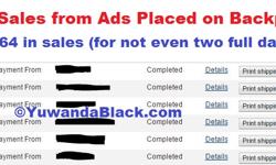 It's so easy, anyone with a computer and an internet connection can do it. I've been doing it for 8 years now. Click to get full details.
Actual Unsolicited Testimonial
Hello Ms. Black! I read your ebook How To Make money placing Free Classified ads. Very