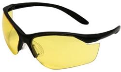 Howard Leight Vapor II Amber Shooting Glasses. The Vapor II glasses have sleek, sporty style at an affordable price. Anti-fog lens coating minimizes fogging in extreme conditions. Wrap around polycarbonate lens. Soft nose bridge prevents slipping.