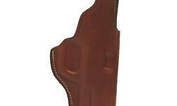 Pro-Hide High Ride Holster with Thumb BreakFeature:- Made from premium leather- Hand boned and burnished- Edge dressed- Molded to fitSpecifications:- Right Hand- Made in the USAFits: Smith and Wesson M&P .45 CaliberSpecs: Color: Chestnut TanFit: S&W M&P
