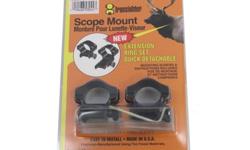 Ironsighter Scope Rings- Fits: Scopes up to 44mm Objective- Extension, Quick Detach- Matte- Mounting Screws and Instructions included- 1"
Manufacturer: Ironsighter Co.
Model: WL-44M
Condition: New
Availability: In Stock
Source: