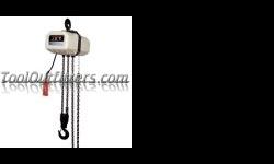 "
JET 121100 JET121100 JET 1/2SS-1C-10 1/2 Ton, 1 PH Electric Hoist with 10"" Lift
Features and Benefits:
Designed for Commercial and industrial applications
Easy to install, inspect and maintain
Totally enclosed steel plate construction with a durable