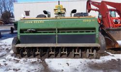 .
John Deere 1550
$5500
Call (315) 541-4370 ext. 510
Seeding Width: 7 in.
Body Panel Condition: Good
Paint Condition: Very Good
Overall Condition: Very Good
3 pt hitch w/ Grass Box 8ft
Vehicle Price: 5500
Odometer:
Engine:
Body Style: Planters