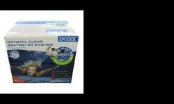 "
Intex 54601EG Krystal Clear Saltwater System
Pool water has to be properly maintained to be safe and enjoyable for your family and friends. For years, the only way to keep bacteria from building up to unsafe levels was to use chemicals mass-produced in