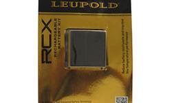 Leupold RCX Rechargeable Battery Kit 112205
Manufacturer: Leupold
Model: 112205
Condition: New
Availability: In Stock
Source: http://www.fedtacticaldirect.com/product.asp?itemid=52962