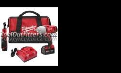 "
Milwaukee Electric Tools 2793-22 MLW2793-22 M18â¢ 1/2"" High Torque Impact Wrench with M12â¢ 1/4"" Ratchet (Multi-Volt.) Kit
Features and Benefits:
M18â¢ 1/2" High Torque Impact Wrench with friction ring has 450 ft-lbs fastening torque and 640 ft-lbs