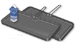 2 Sided Non-Stick GriddlesThey've been a long time coming, but Magma are finally releasing the Griddles to complement their range of stainless steel BBQ's.Non-stick, two sided Griddles These Griddles are coated on both sides with Dupont Teflon Platinum