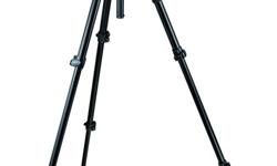 Photo kit with 410 head and 055XPROB tripod. The 055XPROB makes the famous Manfrotto-patented horizontal center column feature even easier to use. By extending the column to its highest vertical position, it can be swung round to horizontal without