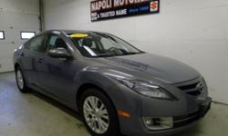 Napoli Nissan
For the best deal on this vehicle,
call Marci Lynn in the Internet Dept on 203-551-9622
Click Here to View All Photos (20)
2009 Mazda MAZDA6 Pre-Owned
Price: Call for Price
Year: 2009
Stock No: 7690X
Condition: Used
Mileage: 31367
Model: