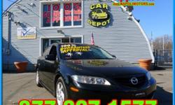 Napoli Nissan
For the best deal on this vehicle,
call Marci Lynn in the Internet Dept on 203-551-9622
Click Here to View All Photos (20)
2003 Mazda MAZDA6 s Pre-Owned
Price: Call for Price
Body type: Sedan
Stock No: 21945PNCD
Condition: Used
Mileage: